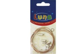LEATHER CORD WITH FASTENING NATURAL